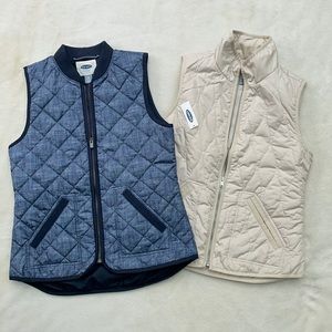 Old Navy vests (2) NWT